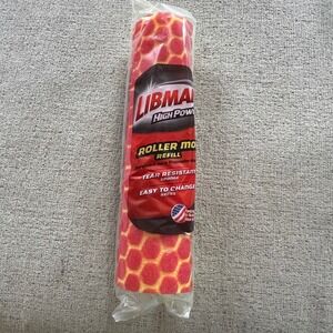 Libman High Power Roller Mop Refill 00956 Tear‎ Resistant Sponge Yellow Red New